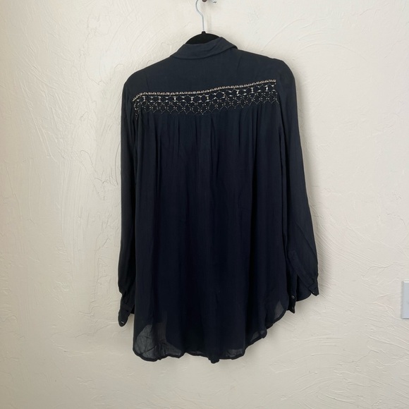 Anthropologie floreat Beulah beaded button tunic▪️size S - Picture 9 of 9